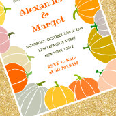 Halloween geslacht onthullen uitnodigingen Pompoen