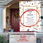 Halloween geslacht onthulling uitnodigingen Oktobe