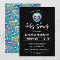 Halloween Geslachtsneutrale Sugar Skull Baby showe