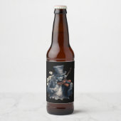 Halloween Getränkeetiketten Bier Etiket (Voorkant)