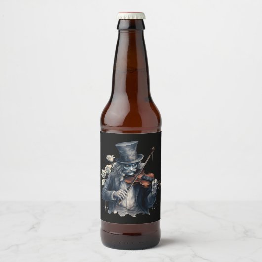 Halloween Getränkeetiketten Bier Etiket (Voorkant)