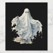 Halloween Getränkeetiketten Wijn Etiket (Enkel label)