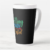 Halloween Getting Snoep Wast Birthday Latte Mok (Rechterhoek)