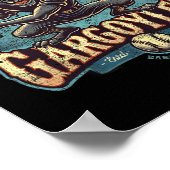 Halloween Gettsyburg Gargoyles Minor League Baseba Poster (Hoek)