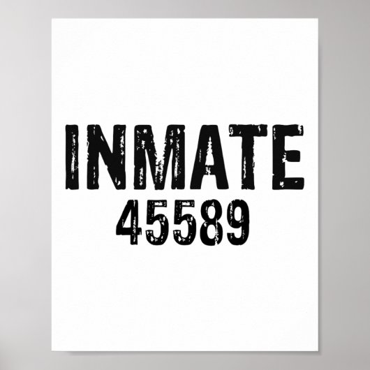 Halloween gevangene Jail Inmate Costume Poster (Voorkant)