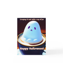 Halloween Gevouwen Nota Kaart