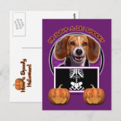 Halloween - Gewoon een Lil Spooky - Beagle Briefkaart (Voorkant / Achterkant)
