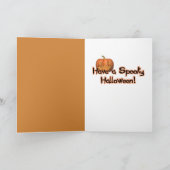 Halloween - Gewoon een Lil Spooky - Bulldog Kaart (Binnen)