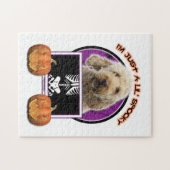 Halloween - Gewoon een Lil Spooky - GoldenDoodle Legpuzzel (Horizontaal)
