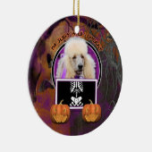 Halloween - Gewoon een Lil Spooky - Poodle - Champ Keramisch Ornament (Rechts)