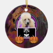Halloween - Gewoon een Lil Spooky - Poodle - Champ Keramisch Ornament (Voorkant)