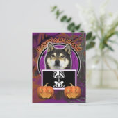Halloween - Gewoon een Lil Spooky - Shiba Inu - Ya Briefkaart (Staand voorkant)