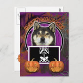 Halloween - Gewoon een Lil Spooky - Shiba Inu - Ya Briefkaart (Voorkant / Achterkant)