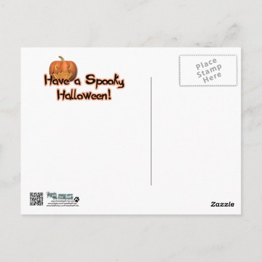 Halloween - Gewoon een Lil Spooky - Shiba Inu - Ya Briefkaart (Achterkant)