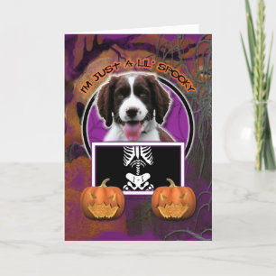 Halloween - Gewoon een Lil Spooky - Springer Spani Kaart
