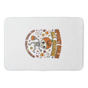 Halloween Gezellige Skelet Viering Badmat