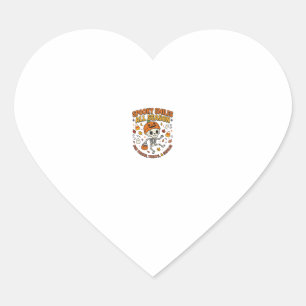 Halloween Gezellige Skelet Viering Hart Sticker