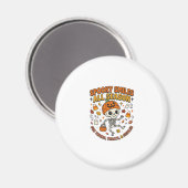 Halloween Gezellige Skelet Viering Magneet (Voorkant / Achterkant)