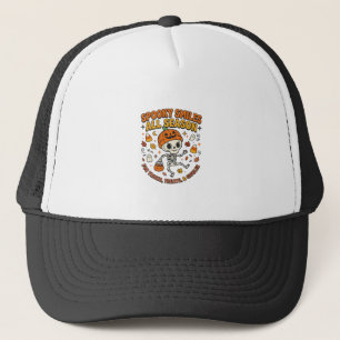 Halloween Gezellige Skelet Viering Trucker Pet