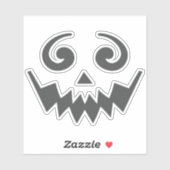 Halloween Gezicht Stickers & Labels (Vel)