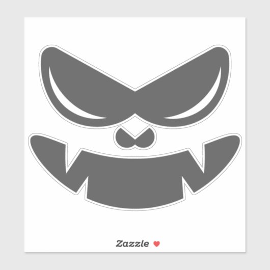 Halloween Gezicht Stickers & Labels (Vel)