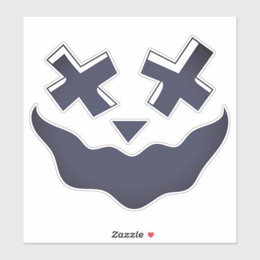 Halloween Gezicht Stickers & Labels (Vel)