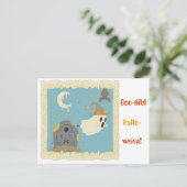 Halloween Ghobly Briefkaart (Staand voorkant)