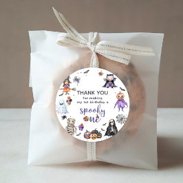 Halloween Ghost 1e Verjaardagsfeest Bedankjes Labels