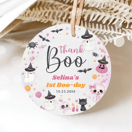 Halloween Ghost 1e Verjaardagsfeest Bedankjes Labels
