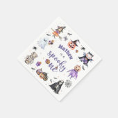 Halloween Ghost 1e Verjaardagsfeest Servet (Hoek)