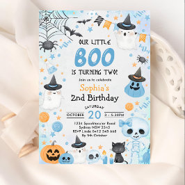 Halloween Ghost 2e verjaardag Kaart