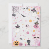 Halloween Ghost 2e verjaardag Kaart (Achterkant)