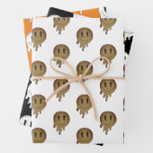 Halloween ghost 3 inpakpapier vel (In situ)