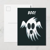 Halloween Ghost aangepast briefkaart (Voorkant / Achterkant)