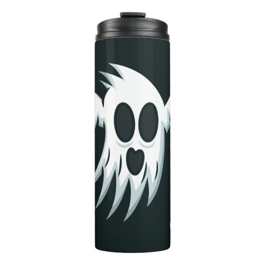Halloween Ghost aangepaste naam tumbler Thermosbeker (Voorkant)