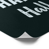 Halloween Ghost aangepaste tekst party poster (Hoek)