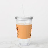 Halloween Ghost Acryl Tumbler Acryl Drinkbeker (Links)