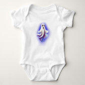 Halloween Ghost Baby Jersey Bodysuit (Voorkant)