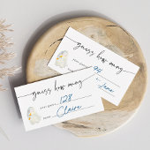 Halloween Ghost Baby shower Guessing Game Kaart