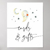 Halloween Ghost Baby shower Kaarten & Geschenken T Poster (Voorkant)