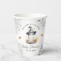 Halloween Ghost Baby shower Paper Cups