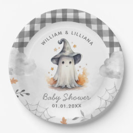 Halloween Ghost Baby shower Papieren Bordje