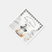 Halloween Ghost Baby shower Papieren servetten (Hoek)