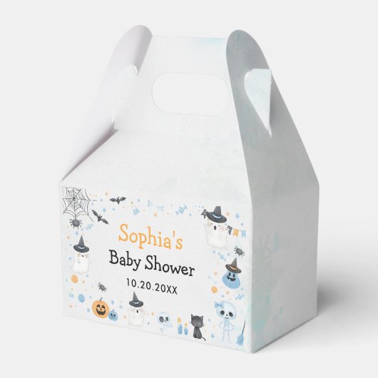 Halloween Ghost Baby shower Party Bedankdoosjes (Voorkant Zijde)
