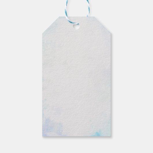 Halloween Ghost Baby shower Party Cadeaulabel (Achterkant)