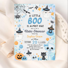 Halloween Ghost Baby shower Party Kaart