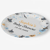 Halloween Ghost Baby shower Party Papieren Bordje (Gekanteld)