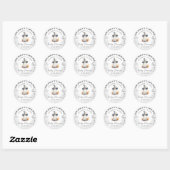 Halloween Ghost Baby shower Sticker (Vel)