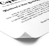 Halloween Ghost baby shower tijd Capsule Poster (Hoek)