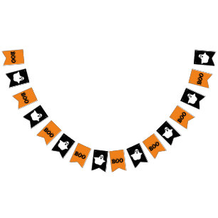 Halloween Ghost-banner Vlaggetjes